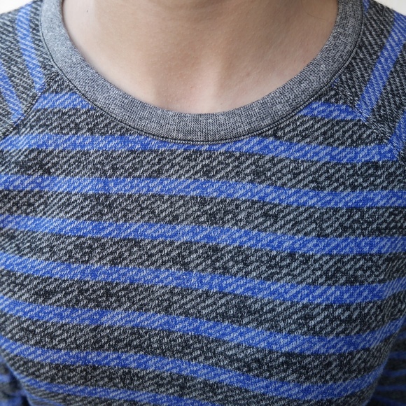 T by Alexander Wang Striped Sweatshirt, Like New - Picture 3 of 4